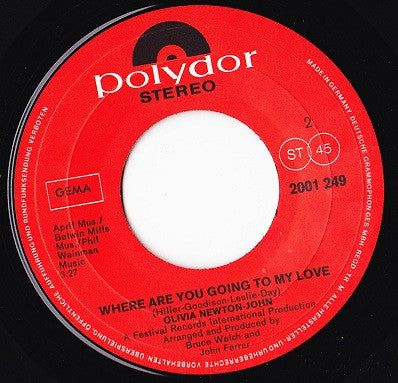 Olivia Newton-John : Banks Of The Ohio (7", Single)