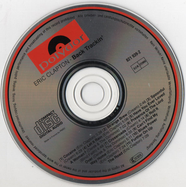 Eric Clapton : Backtrackin' (22 Tracks Spanning The Career Of A Rock Legend) (2xCD, Comp, RE)