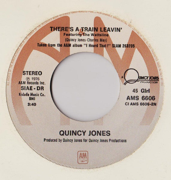 Quincy Jones : Stuff Like That (7", Single)