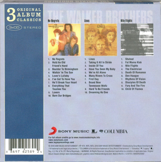 The Walker Brothers : 3 Original Album Classics (3xCD, Album + Box, Comp)