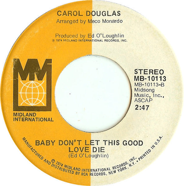 Carol Douglas : Doctor's Orders (7", Hol)