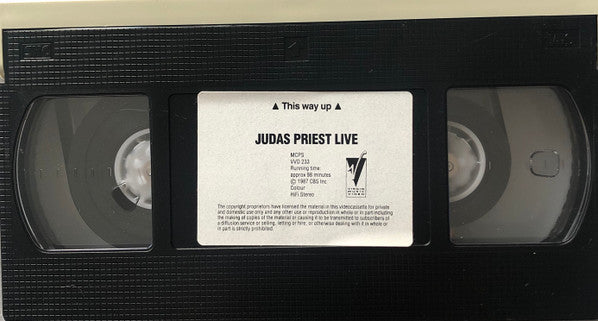 Judas Priest : Priest... Live! (VHS, PAL)