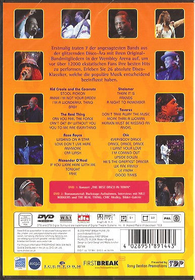 Various : The Best Disco In Town - Live 2003 At Wembley Arena, London (2xDVD-V, PAL)