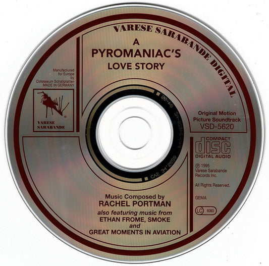 Rachel Portman : A Pyromaniac's Love Story (Original Motion Picture Soundtrack) (CD, Album)
