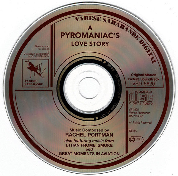 Rachel Portman : A Pyromaniac's Love Story (Original Motion Picture Soundtrack) (CD, Album)