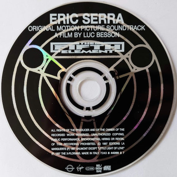 Eric Serra : The Fifth Element (Original Motion Picture Soundtrack) (CD, Album, Enh)
