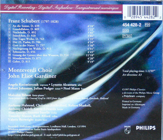 Franz Schubert, The Monteverdi Choir, John Eliot Gardiner : Voices In The Night (Choral Works) (CD, Album)