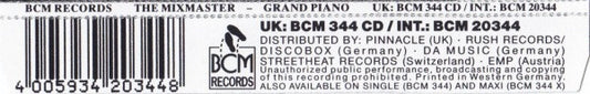 The Mixmaster : Grand Piano / Piano Groove (CD, Maxi)