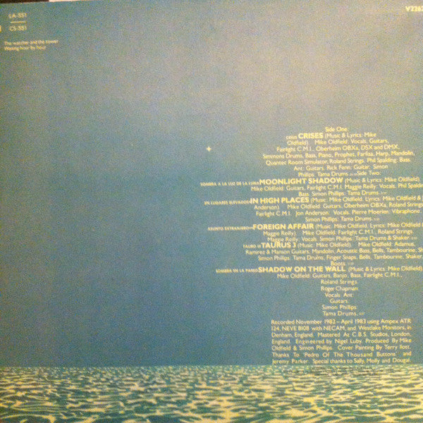 Mike Oldfield : Crises = Crisis (LP, Album)