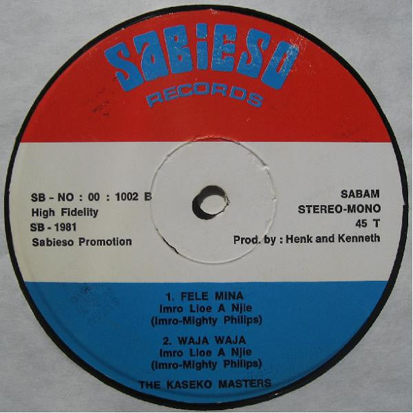 The Kaseko Masters o.l.v. Mighty Philips : Awsoeno (12", Maxi)