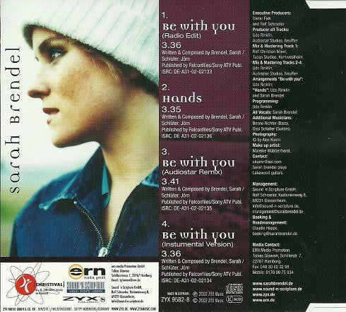 Sarah Brendel : Be With You (CD, Maxi)