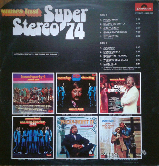 James Last : Super Stereo 74 (LP, Comp)