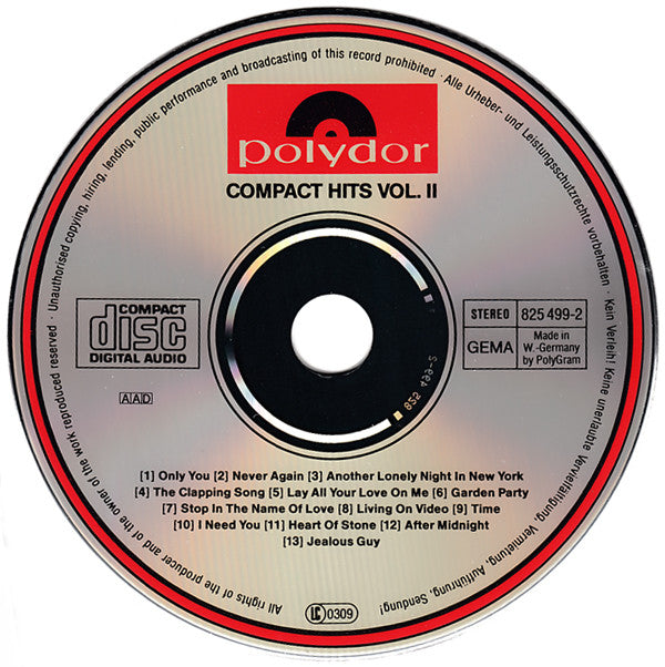 Various : Compact Hits Vol. II (CD, Comp)