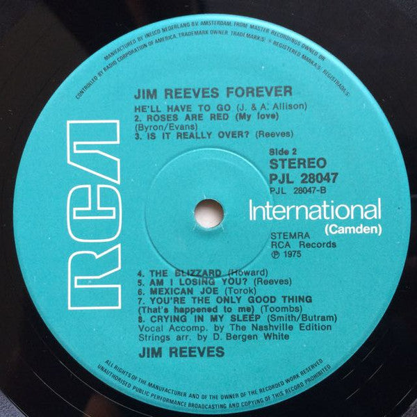 Jim Reeves : Forever (2xLP, Comp, Gat)