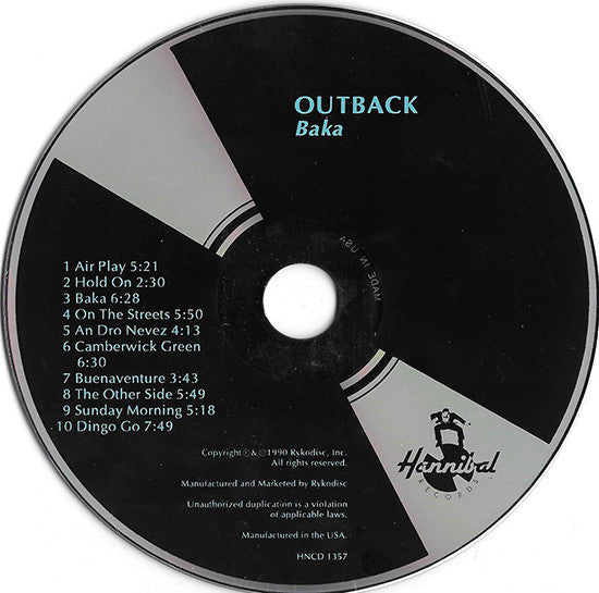 Outback (3) : Baka (CD, Album)