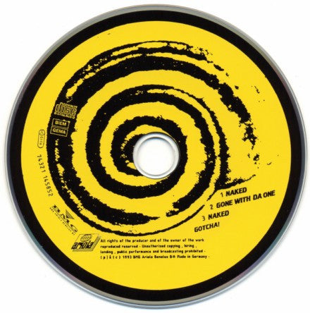 Gotcha! : Naked (CD, Single)