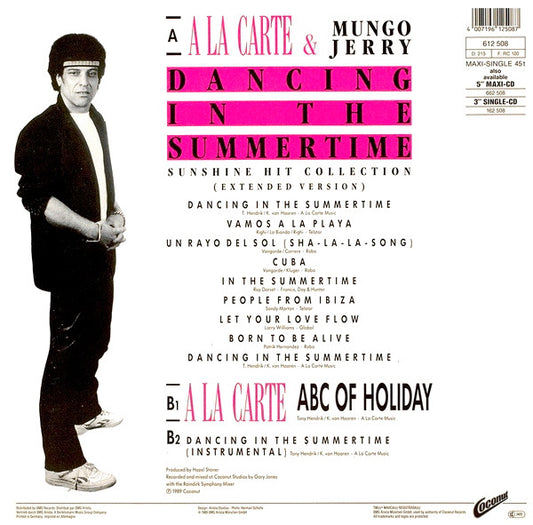À La Carte & Mungo Jerry : Dancing In The Summertime - Sunshine Hit Collection (12", Maxi, P/Mixed)