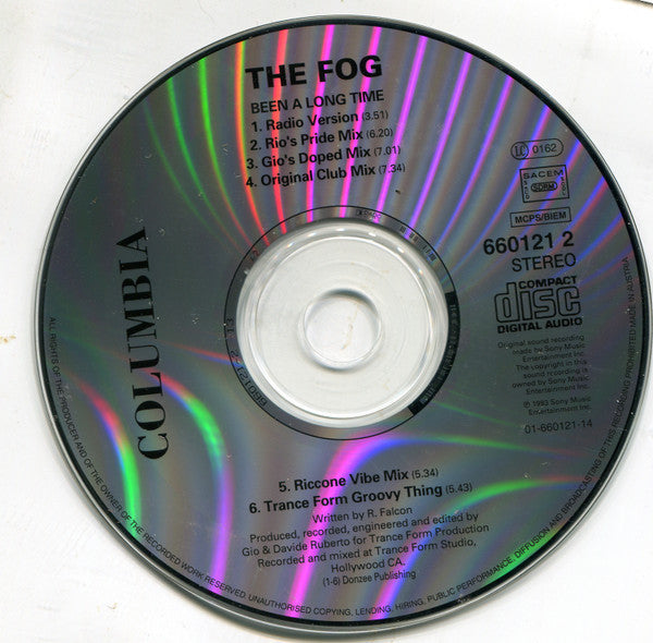 The Fog : Been A Long Time (CD, Maxi)