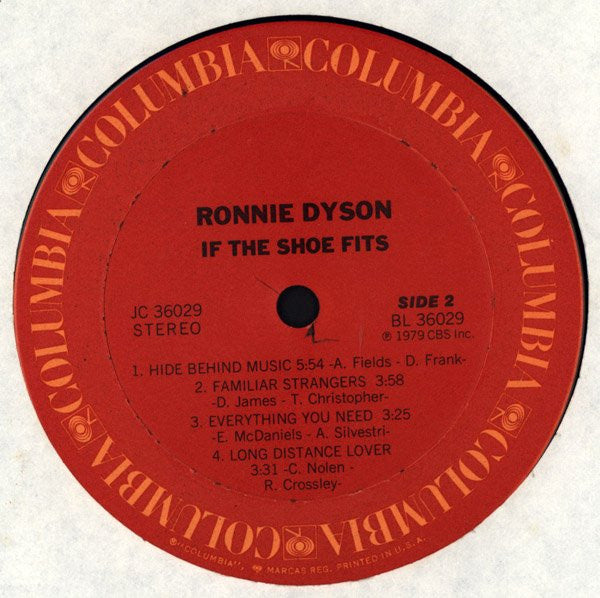 Ronnie Dyson : If The Shoe Fits (LP, Album)