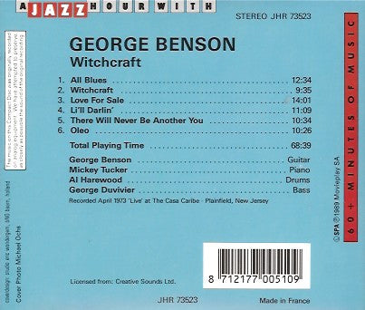 George Benson : Witchcraft (CD)