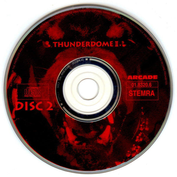 Various : Thunderdome II - Judgement Day (Back From Hell!) (2xCD, Comp, P/Mixed)