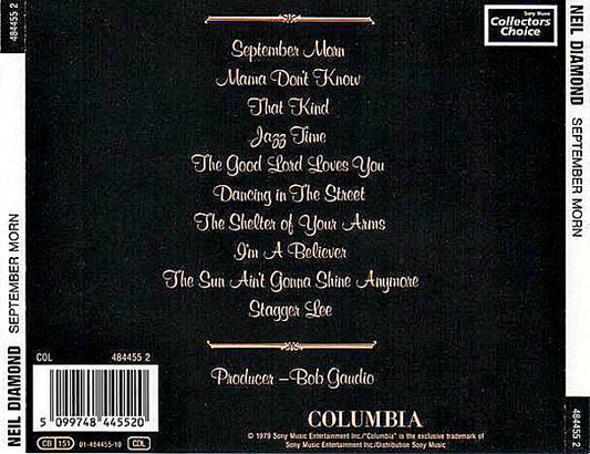 Neil Diamond : September Morn (CD, Album)
