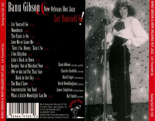Banu Gibson & New Orleans Hot Jazz Orchestra : Let Yourself Go (CD, Album, RE)