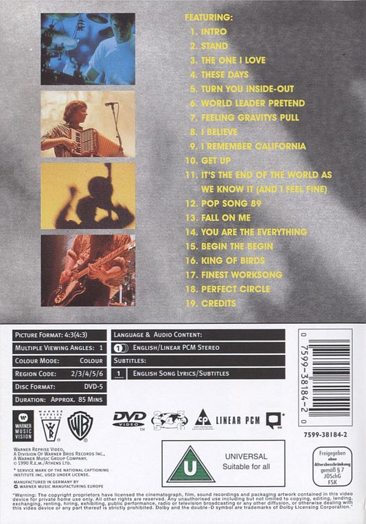 R.E.M. : Tourfilm (DVD-V, PAL)
