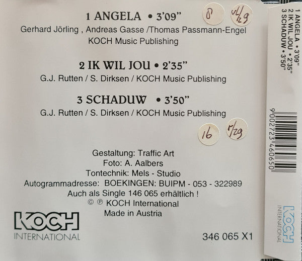 Rendez-Vous (19) : Angela (CD, Single)