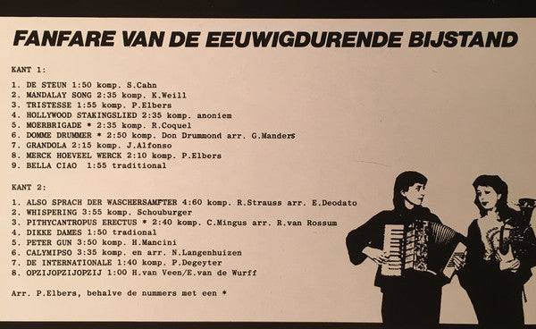 Fanfare Van De Eeuwigdurende Bijstand : Fanfare Van De Eeuwigdurende Bijstand (LP, Album)