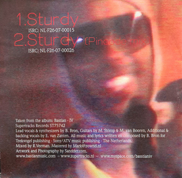 Bastian : Sturdy (CDr, Single, Promo)