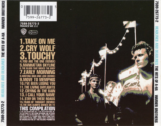 a-ha : Headlines And Deadlines (The Hits Of A-ha) (CD, Comp)
