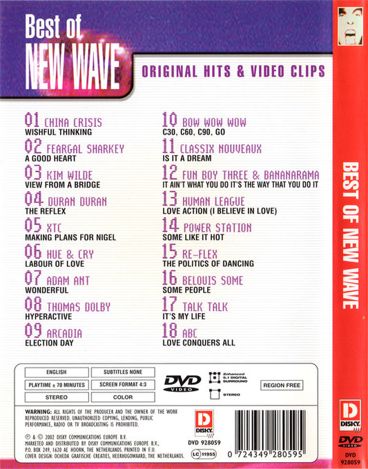 Various : Best Of New Wave (DVD-V, Comp, NTSC, 4:3)