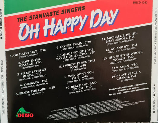 Stanvaste Singers : Oh Happy Day (CD, Album)