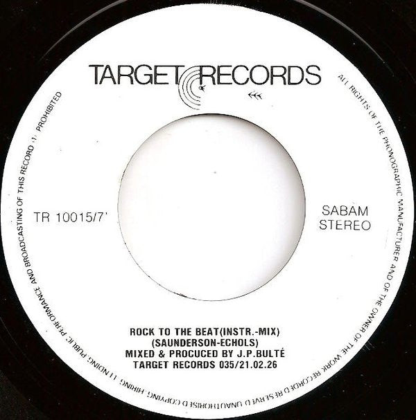 Hi-Hat : Rock To The Beat (7")
