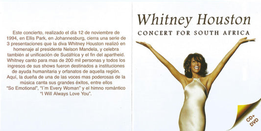 Whitney Houston : Concert For South Africa (CD, Album + DVD-V, NTSC)