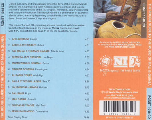 Various : The Rough Guide To The Music Of Mali & Guinea (CD, Comp, Enh)