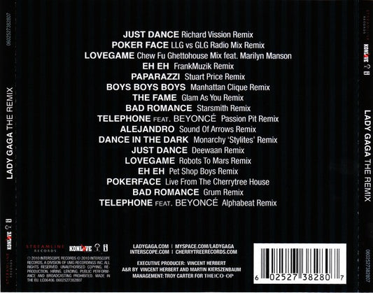 Lady Gaga : The Remix (CD, Comp)