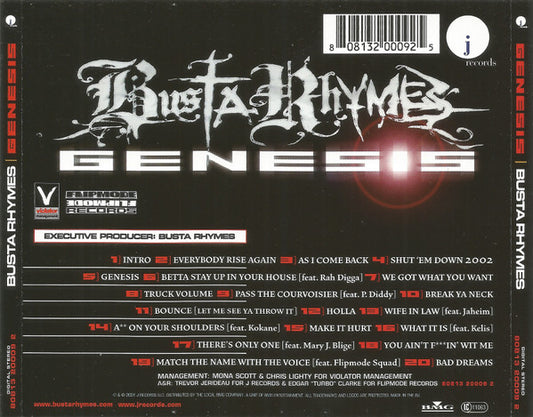 Busta Rhymes : Genesis (CD, Album)