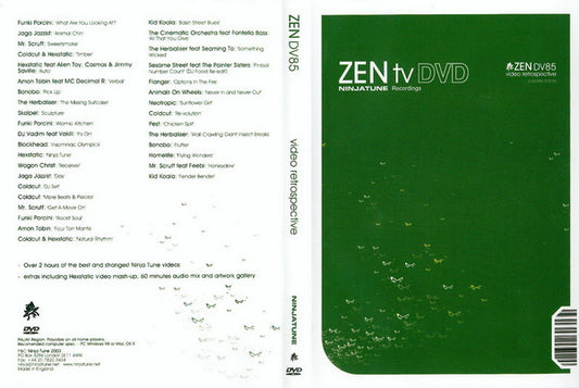 Various : ZEN TV DVD - Video Retrospective (DVD-V, PAL)