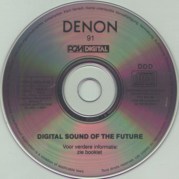 Various : Denon 91 Digital Sound Of The Future (CD, Comp, Smplr)