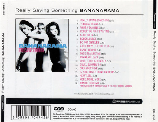Bananarama : Really Saying Something (CD, Comp)