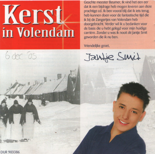 De Zangertjes Van Volendam o.l.v. Evert Beumer Met Als Speciale Gast Jan Smit : Kerst In Volendam (CD, Album, RE)