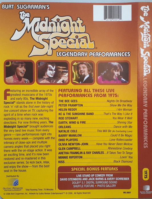 Various : Burt Sugarman's The Midnight Special: 1975 (DVD-V, RM, NTSC, Dol)