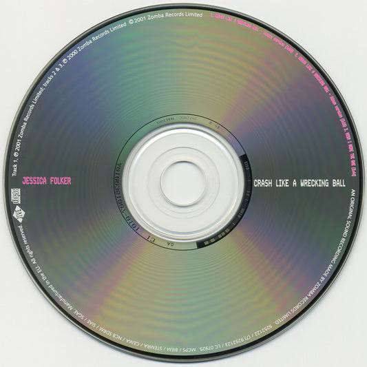 Jessica Folcker : Crash Like A Wrecking Ball (CD, Maxi)