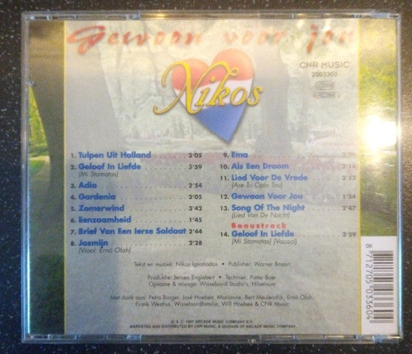 Nikos Ignatiadis : Gewoon Voor Jou (CD)