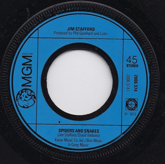 Jim Stafford : Spiders & Snakes (7")