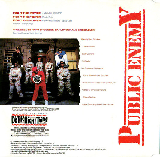 Public Enemy : Fight The Power (CD, Maxi)