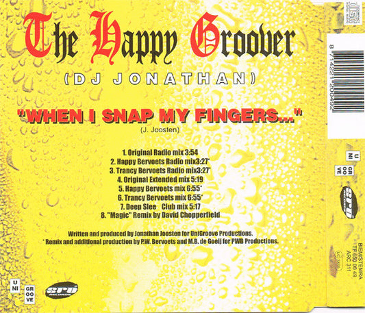 The Happy Groover : "When I Snap My Fingers ..." (CD, Maxi)