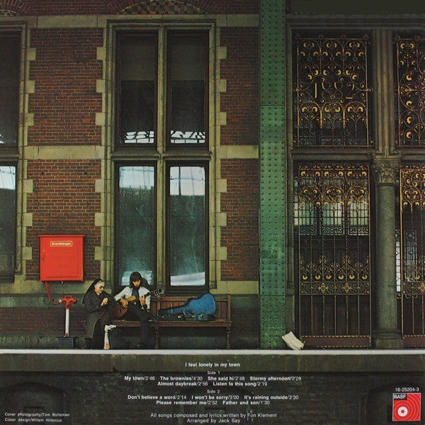 Fon Klement : I Feel Lonely In My Town (LP, Album, gat)